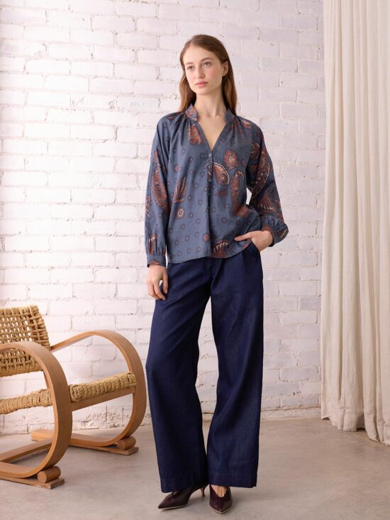 Indie Clover Blouse Brown 6