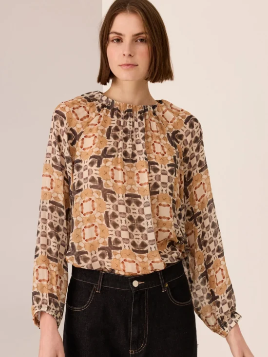 POL Clothing Varda Top Varda Print