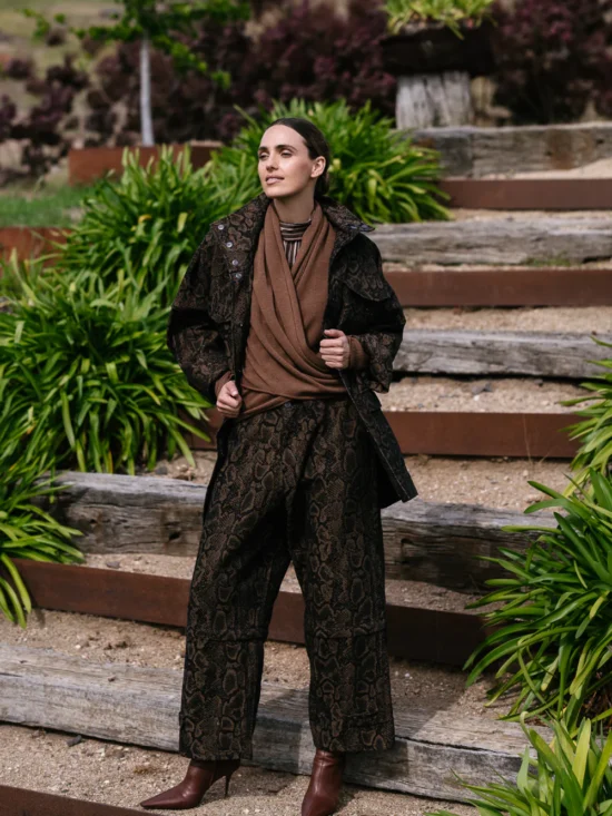 M.A. Dainty Croft Jacket Brown Snake 2