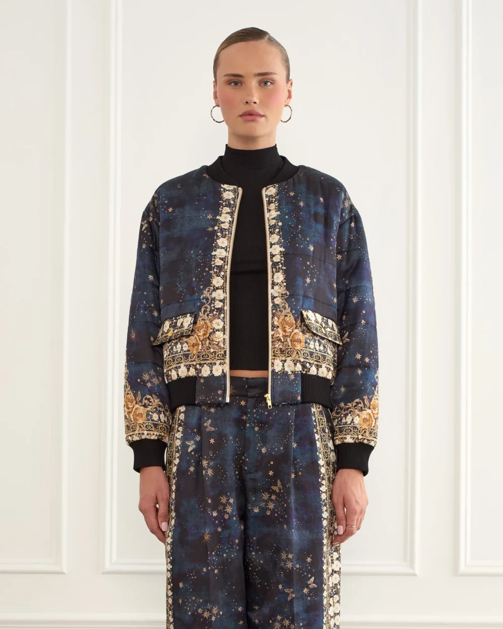 Aqua Blu Australia Andromeda Cameron Bomber Jacket