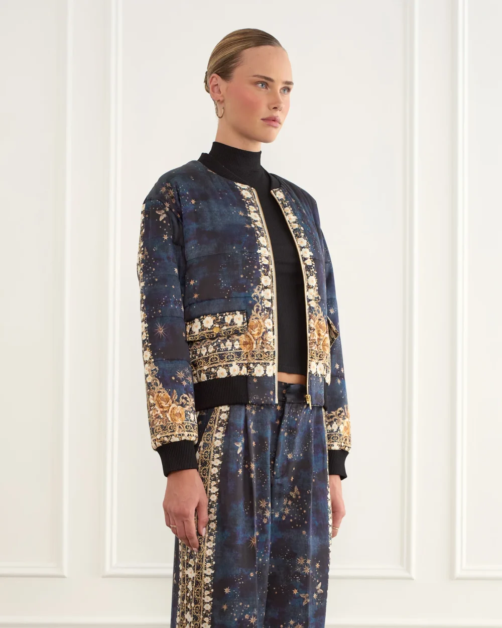 Aqua Blu Australia Andromeda Cameron Bomber Jacket - Image 2