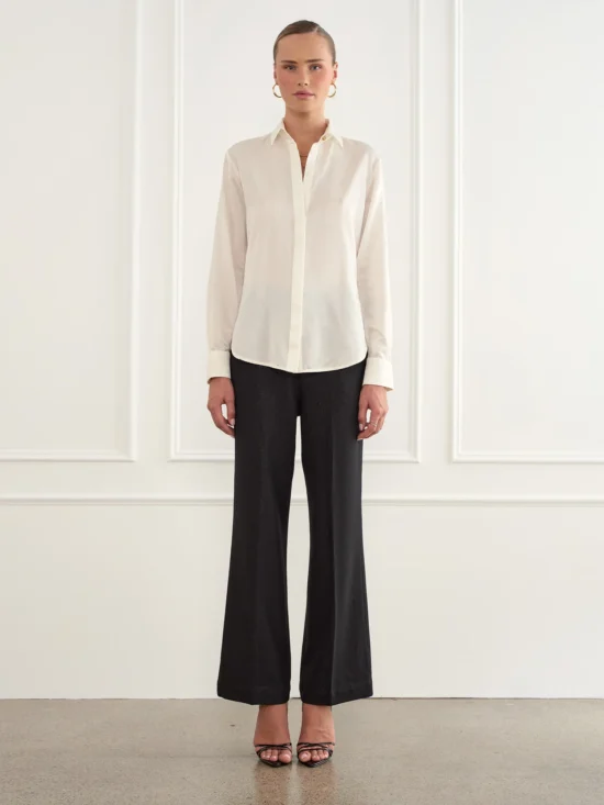 Aqua Blu Australia Selene Dallas Shirt Cream