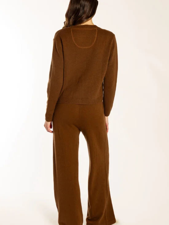 Bow Arrow Chocolate Wide Leg Pant 2