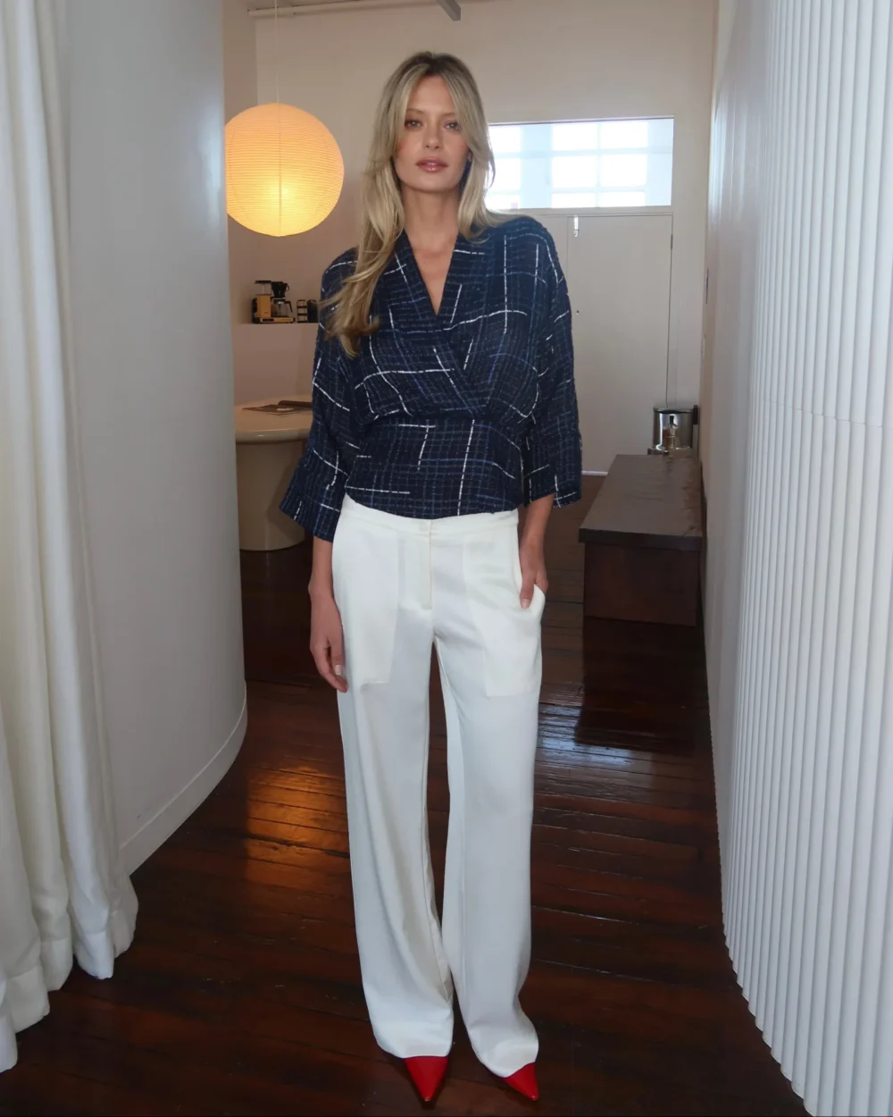 Eder Akira Kimono Top Marlene Pant Ivory 5