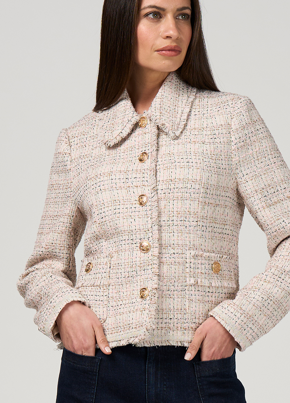 Loobie's Story Inez Jacket in Bone Multi
