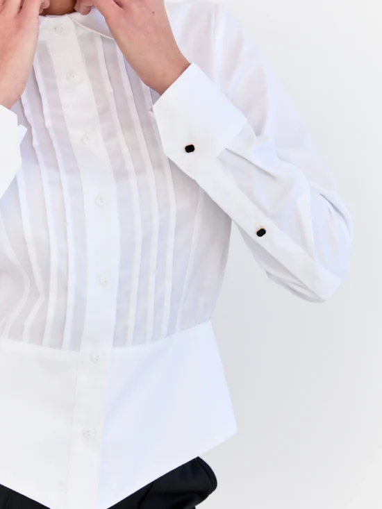 Andrea Pleated Shirt 1