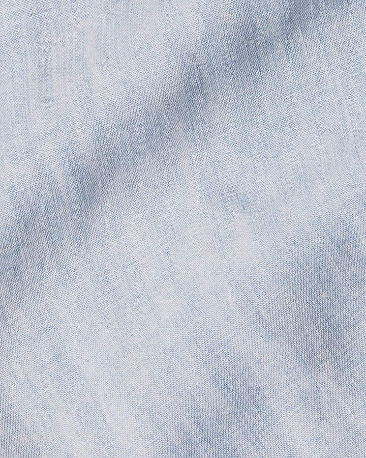 Angie Bleached Indigo Palazzo Pant