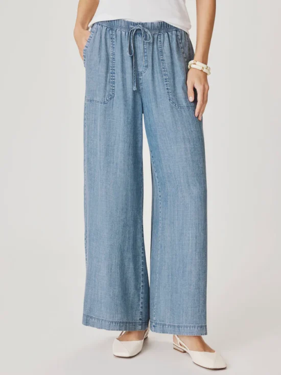 Angie Indigo Palazzo Pant