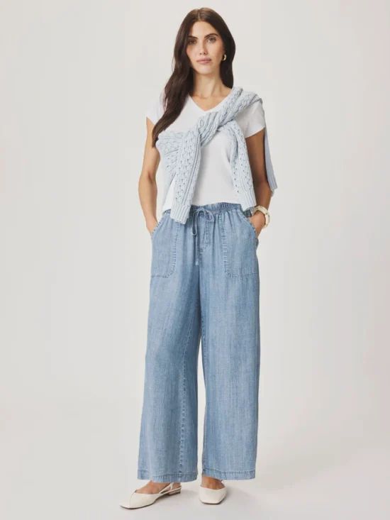 Angie Indigo Palazzo Pant