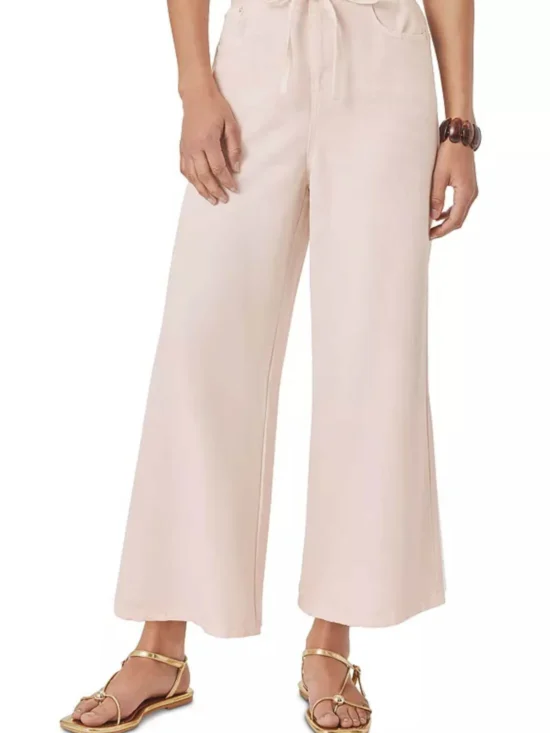 Lounge Denim Crop Pant Rose Petal 2
