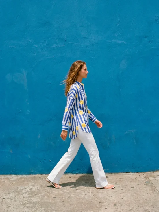 STRIPED LEMON SHIRT