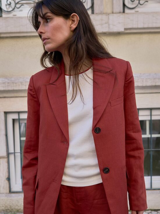 Yerse Linen Blend Blazer