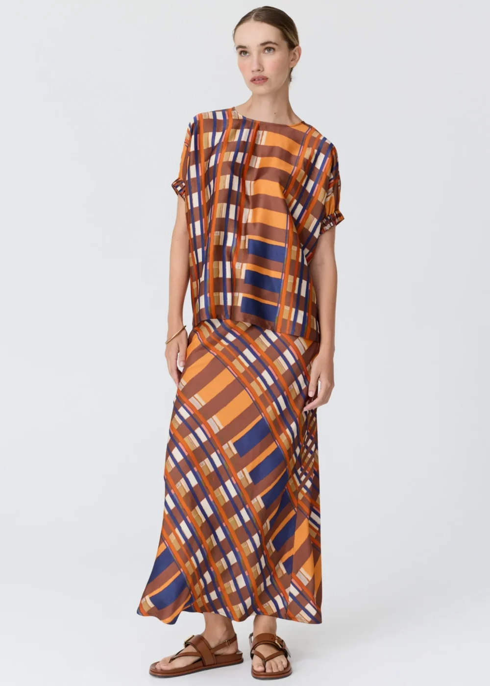 Pol Lattice Top Amber Check 3
