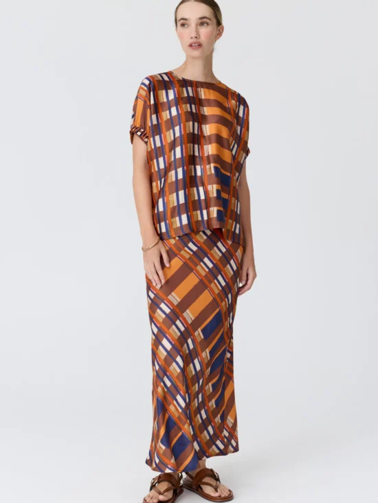 Pol Lattice Top Amber Check 6