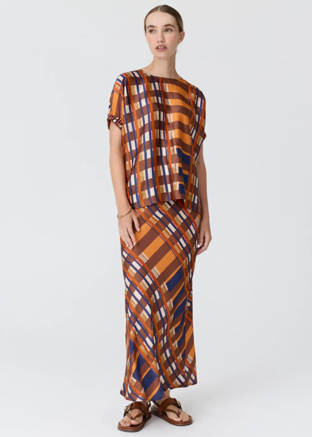 Pol Lattice Top Amber Check 6