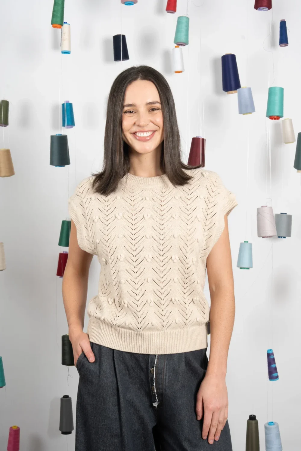 THISTLE VEST - CREAM 4