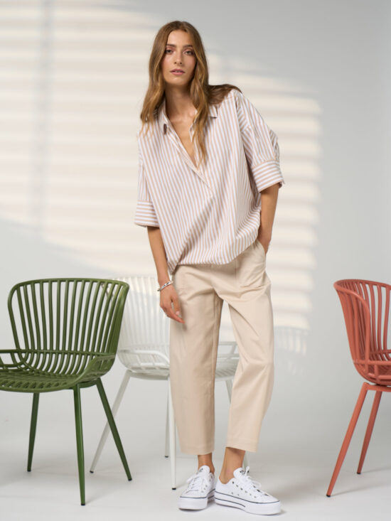 Connect Shirt Cocoa Multi 1