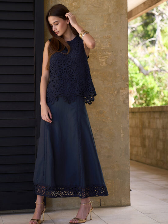 Meera Top Indigo 1
