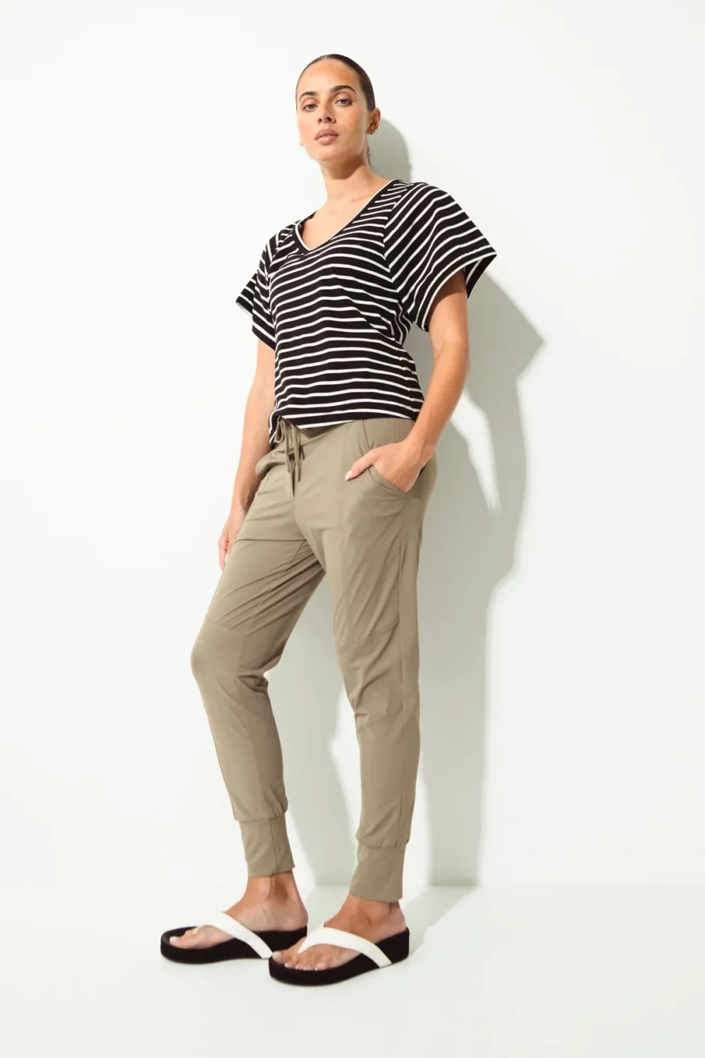 Stripe Kimono Sleeve Top Naxos 2