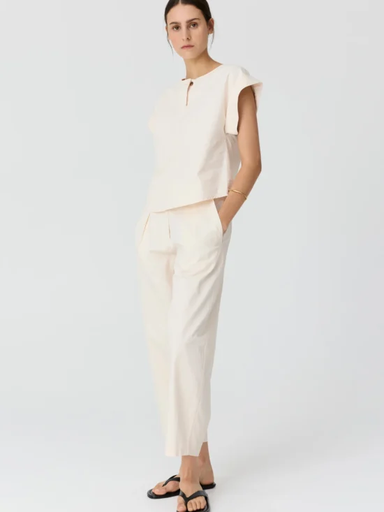 Alma Barrel Pant Pebble 2