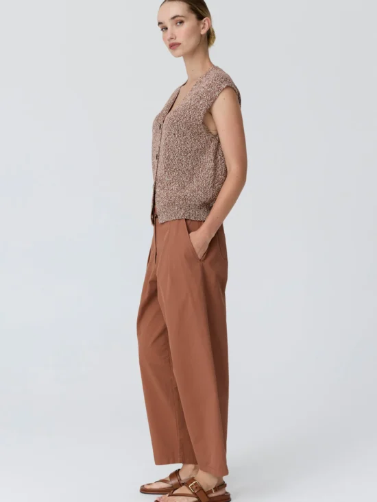 Alma Barrel Pant Toffee 2
