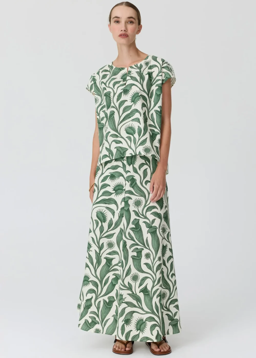 POL Clothing Botanica Contrast Back Top - Image 4