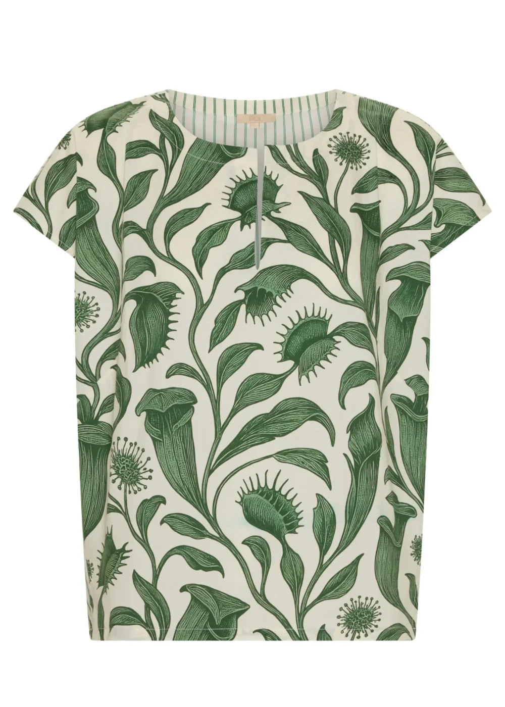 Botanica Contrast Back Top Botanica Print - Stripe 5