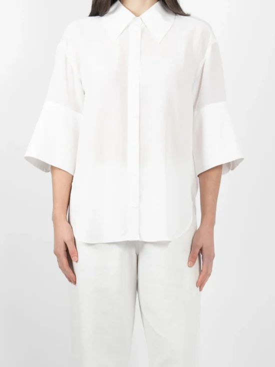 Chelsea Silk Shirt White 1