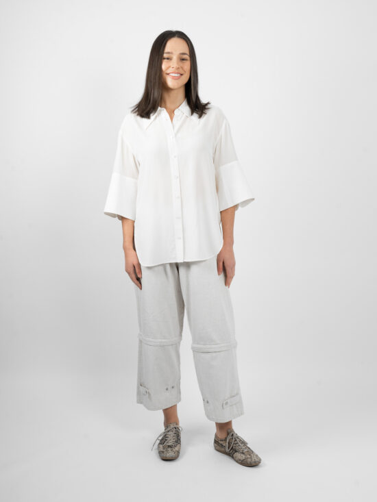 Chelsea Silk Shirt White 4