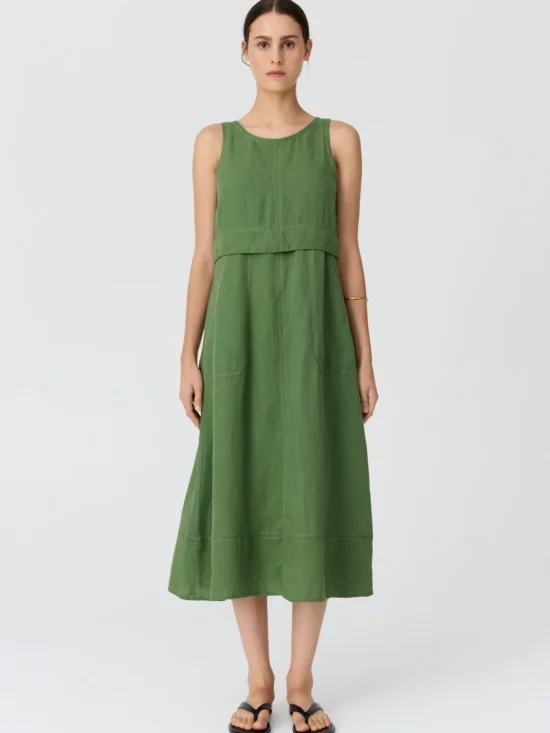 Frankie Double Layer Dress Fern 1