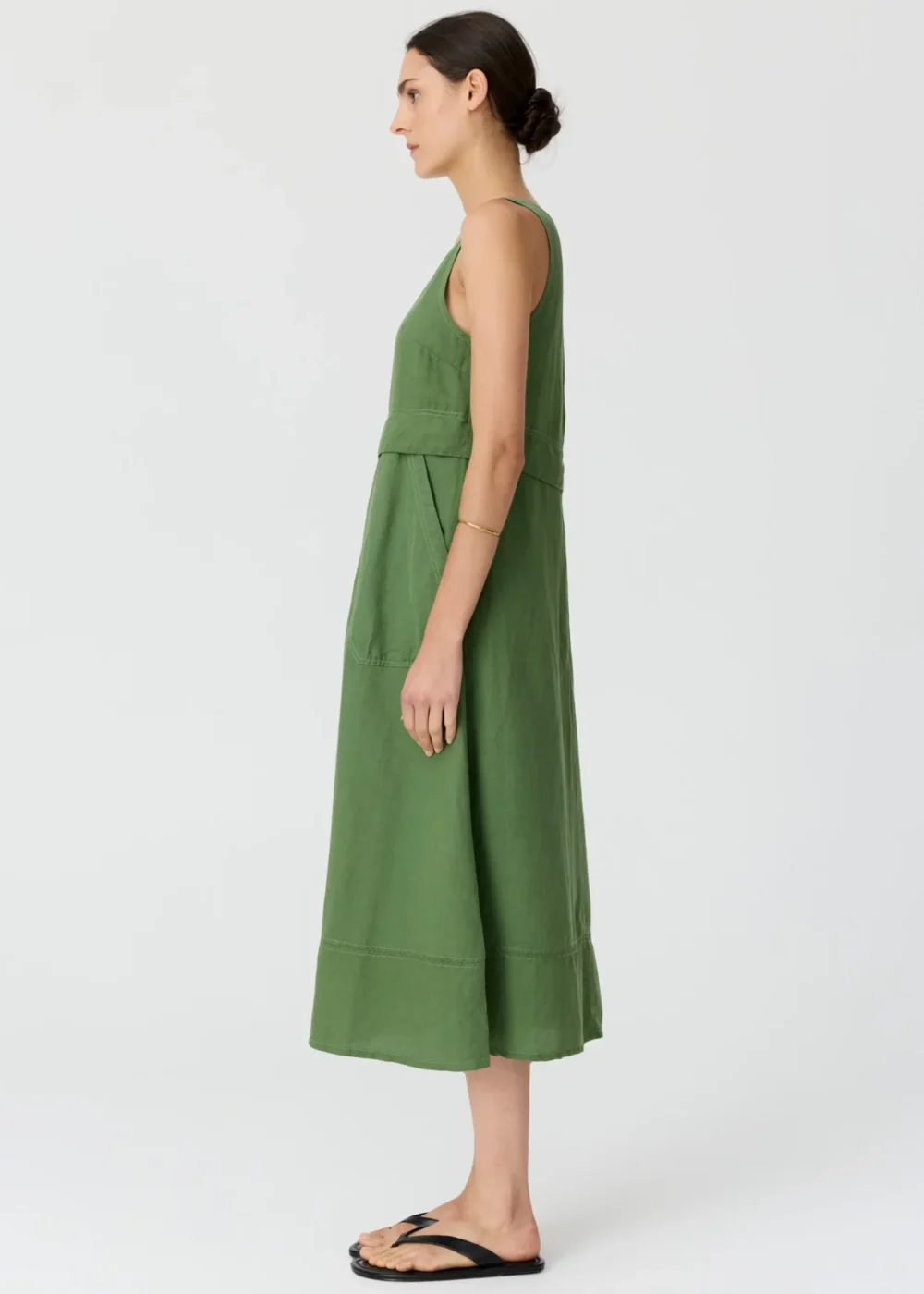 Frankie Double Layer Dress Fern 2