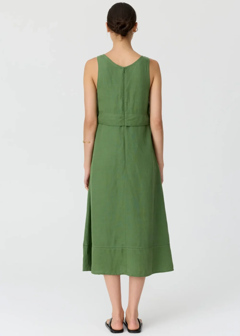 Frankie Double Layer Dress Fern 4