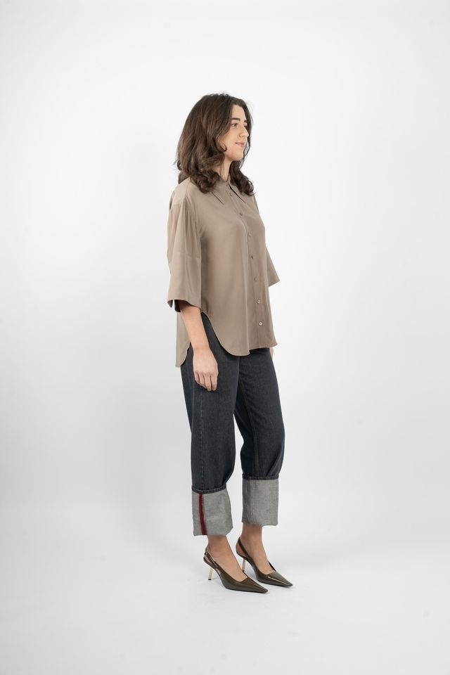 M.A.Dainty Chelsea Silk Shirt Moth 2