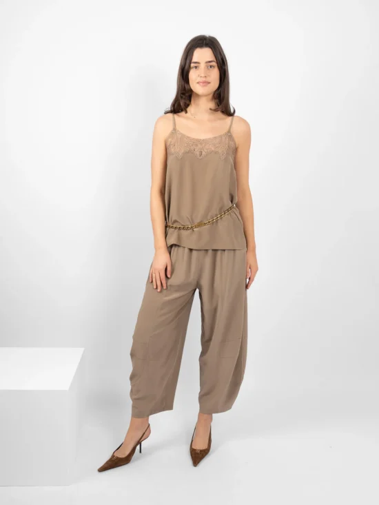 M.A.Dainty Niko Silk Pant Moth