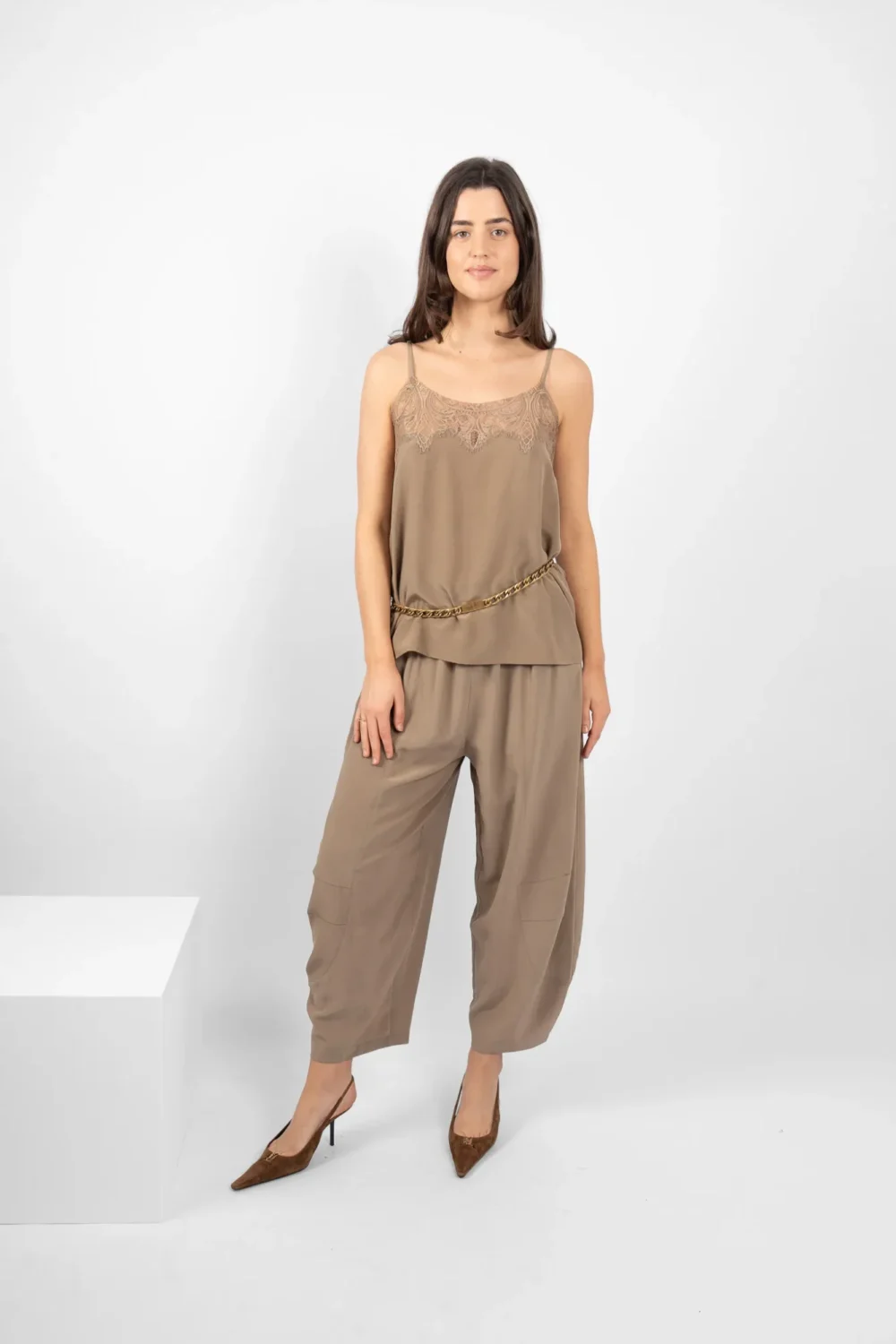 M.A.Dainty Niko Silk Pant Moth