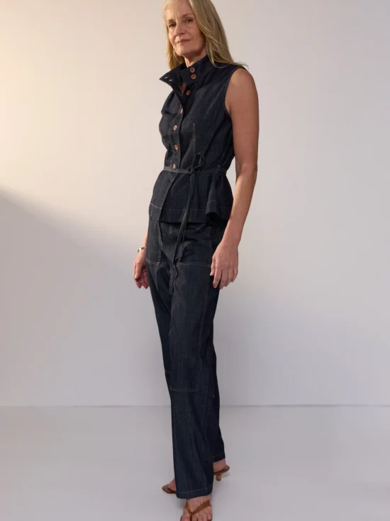 Ozzy Denim Top Ozzy Denim Barrel Pant 1