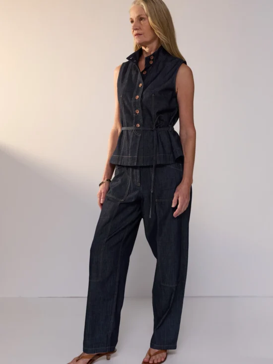 Ozzy Denim Top Ozzy Denim Barrel Pant 1