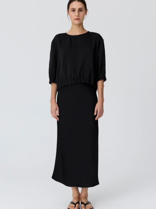 POL INNES BIAS SKIRT BLACK 2