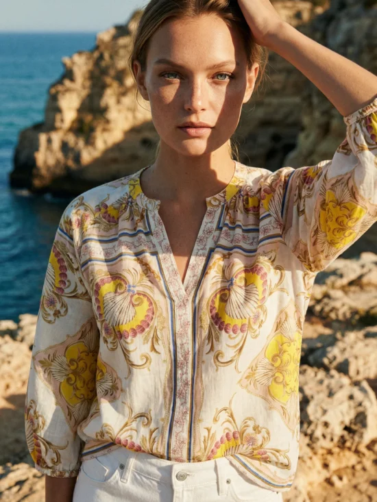 TWENTY COTTON NEPTUNE WHITE SHIRT 1