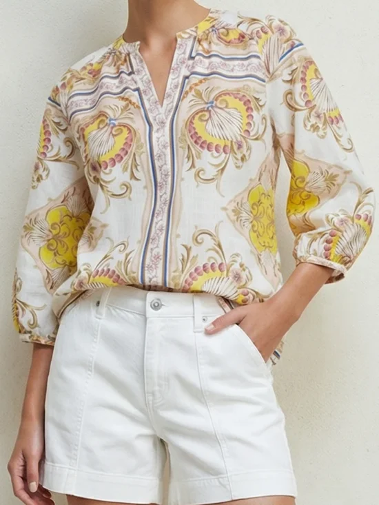 TWENTY COTTON NEPTUNE WHITE SHIRT 2